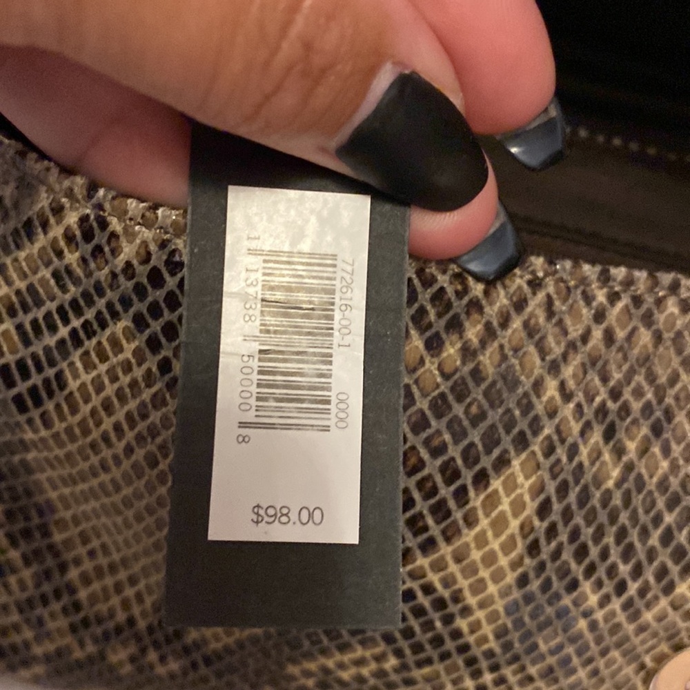 Banana republic python clutch - Picture 4 of 5